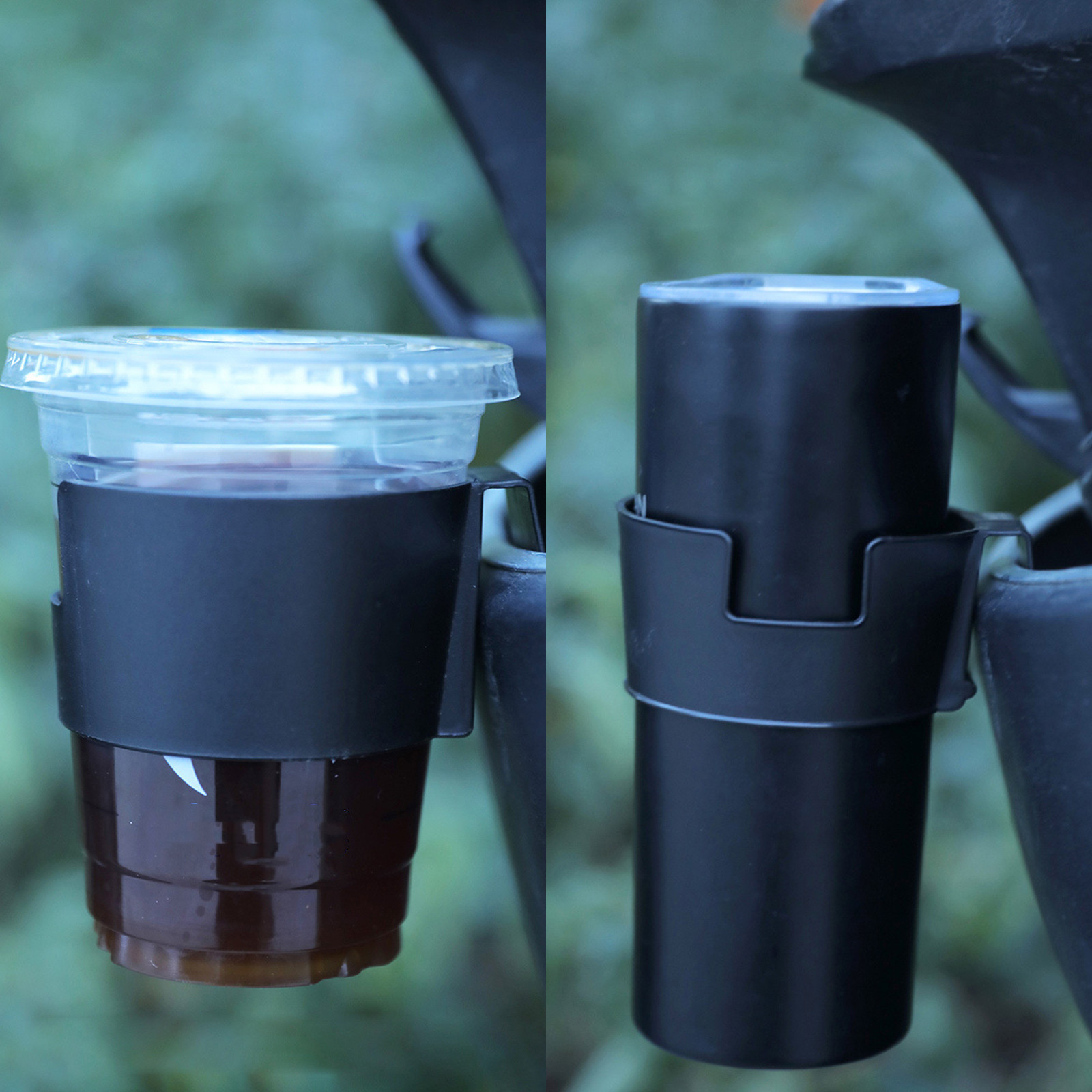 Bestselling, Hanging Cup, Portable Plastic Beverage Cup, Motorcycle Car Cup Holder, Water Bottle Organizer Under 10 | Plastic, Black, TistGsts